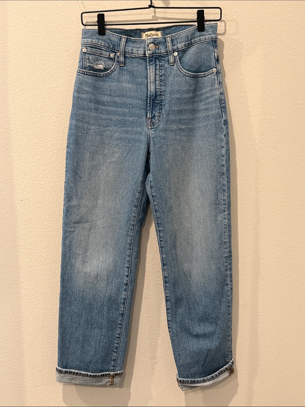 Madewell Perfect Vintage Straight Jean Women’s Lightwash Denim Size 26